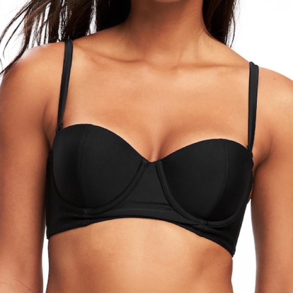 Old Navy Long Line Underwire Balconette Bikini Set
